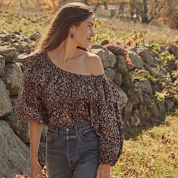 Doen Tops - Doen Cielito Top - Harvest Meadow Floral - Size L -NWT